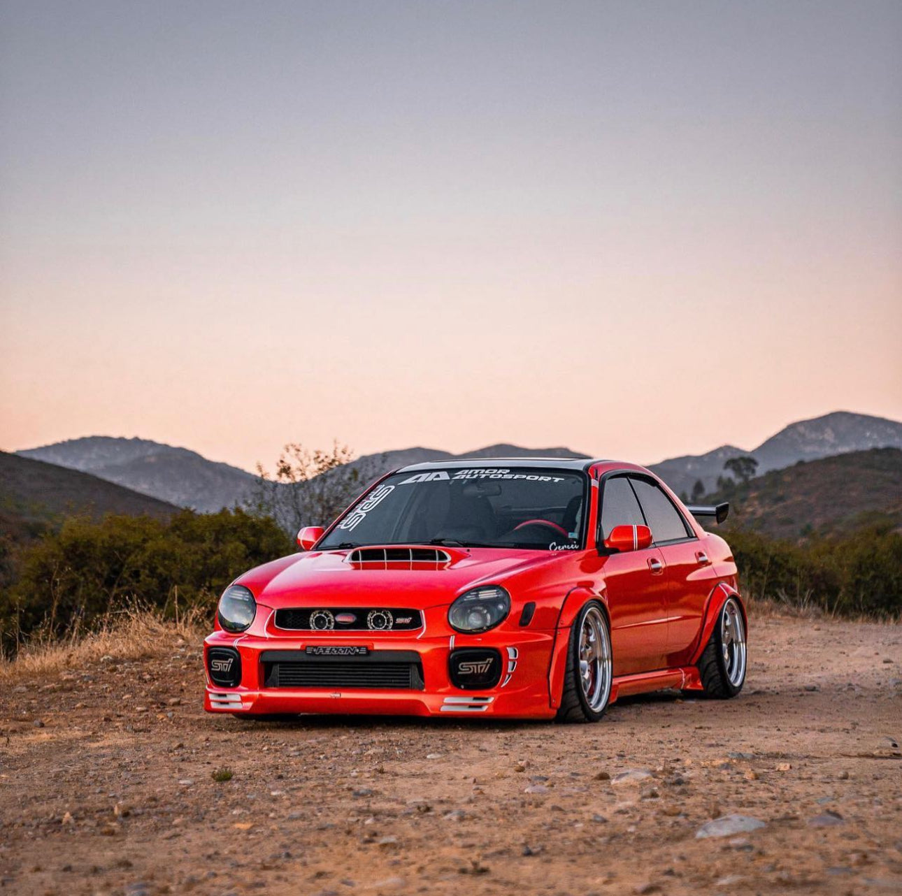 02-03 Subaru WRX Karlton Flare set